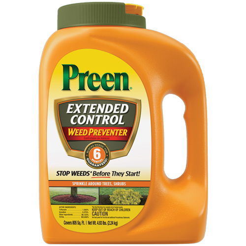 Preen Extended Control Weed Preventer bottle