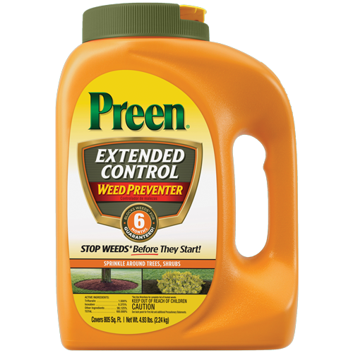Preen Extended Control Weed Preventer bottle