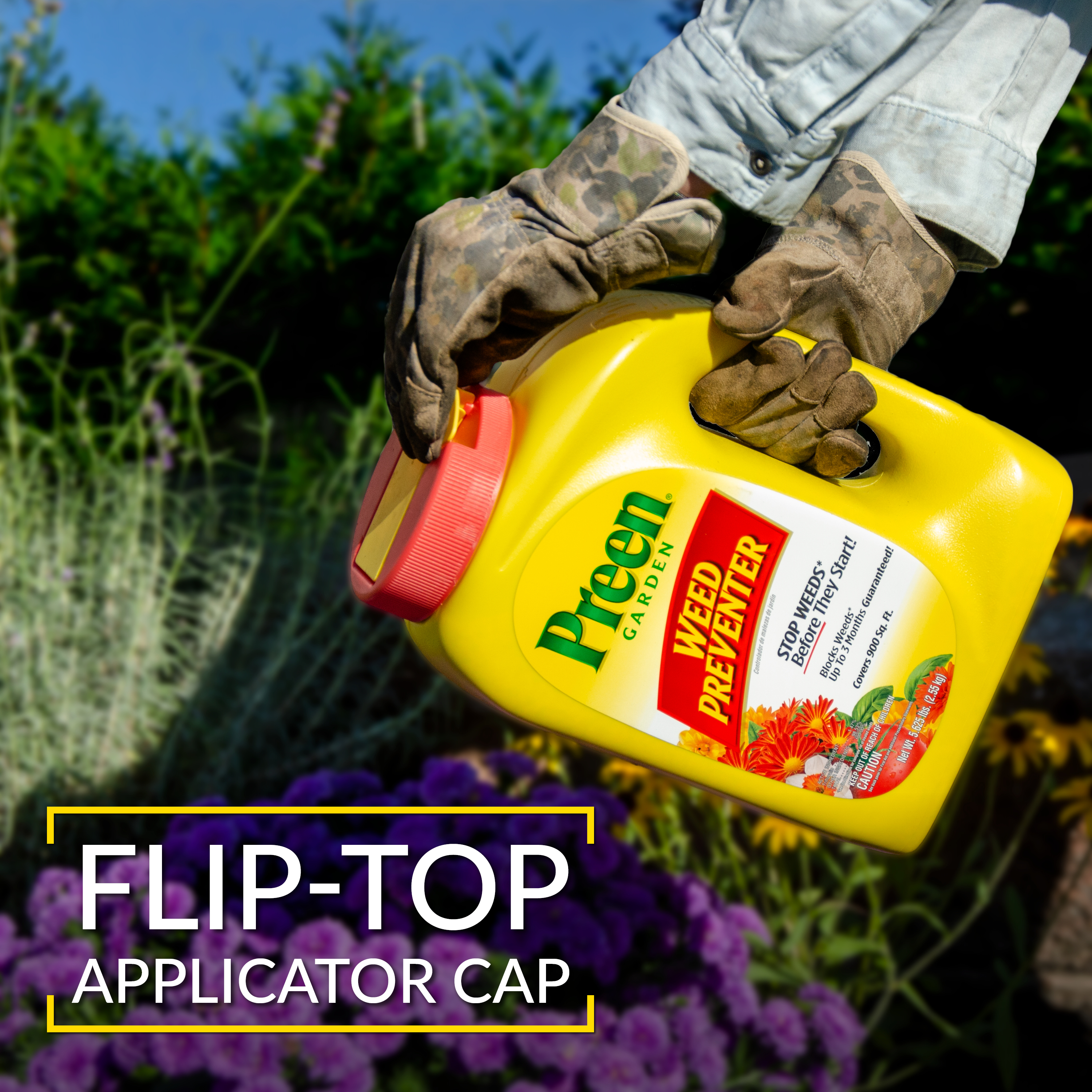 preen weed control for flower beds