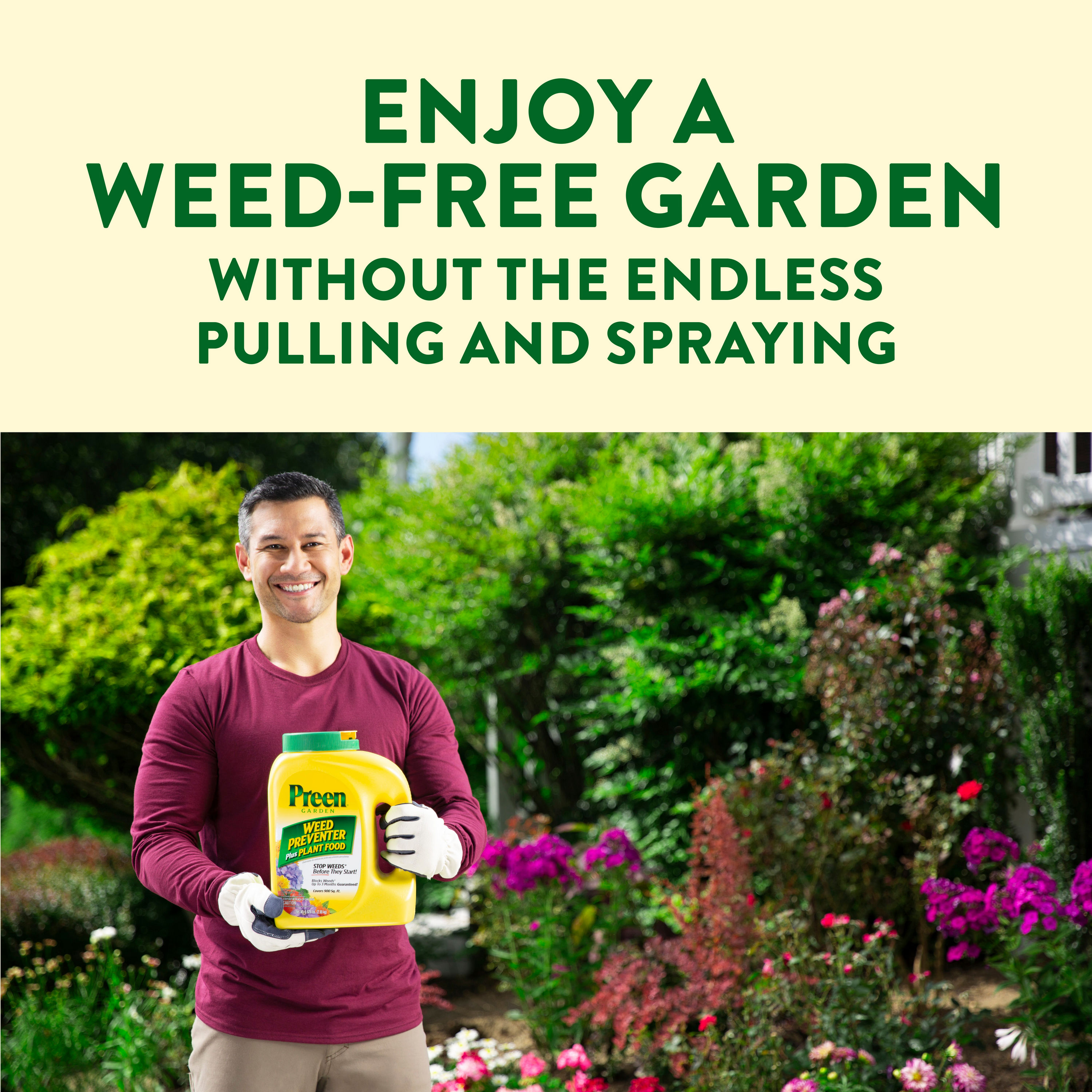 Enjoy a weed-free garden without the endless pulling and spraying