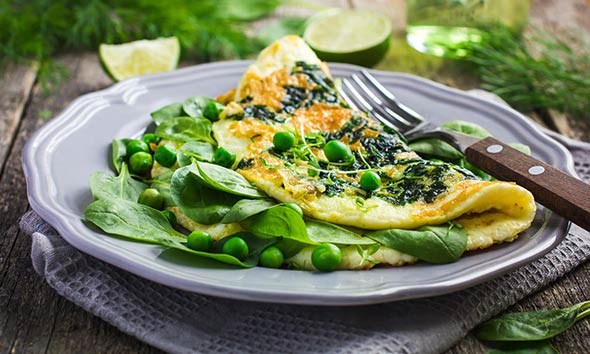 Spinach Omelet