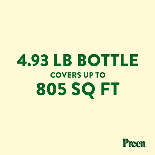 Preen Extended Control Weed Preventer 4.93 lb bottle covers up to 805 sq ft