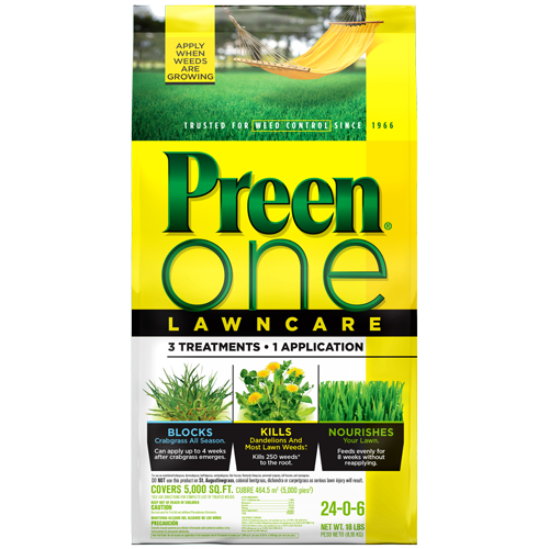 Preen One Lawncare 3-in-1 weed & feed