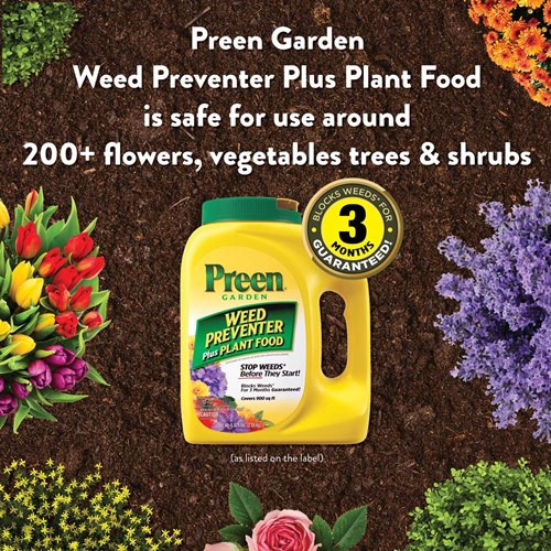 Preen Garden Weed Preventer Plus Plant Food