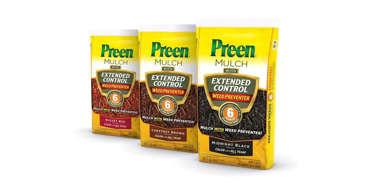 Preen 2-cu ft Mulch Plus Weed Control Preen 2-cu ft Mulch Plus Weed Control