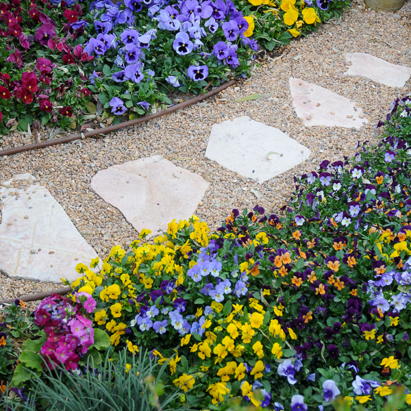 Gravel Flower Bed