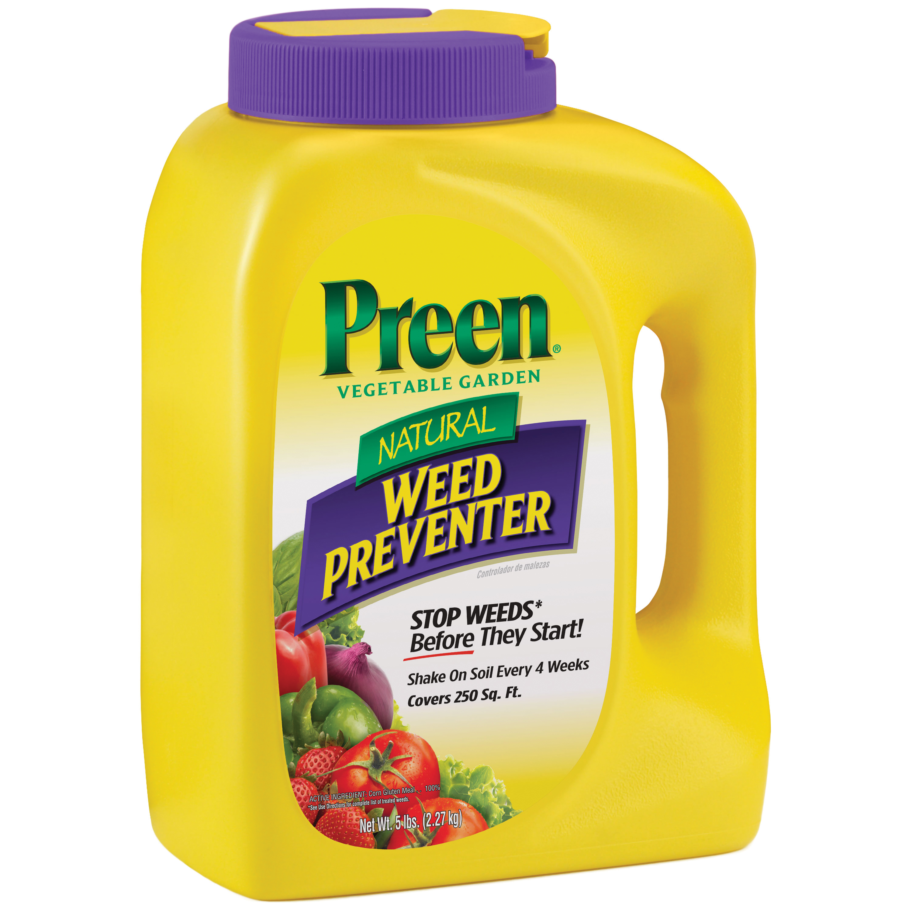 Preen Natural Vegetable Garden Weed Preventer bottle
